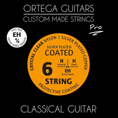 Ortega NYP44EH Extra Hard Tension klasszikus gitárhúr